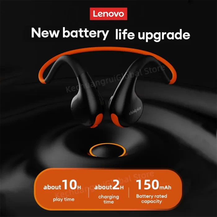 Original Lenovo X7 Air Conduction Headphone Wireless Bluetooth 5.3 Earphones Bone Conduction Sports Headset Outdoor EarHook Mic 6